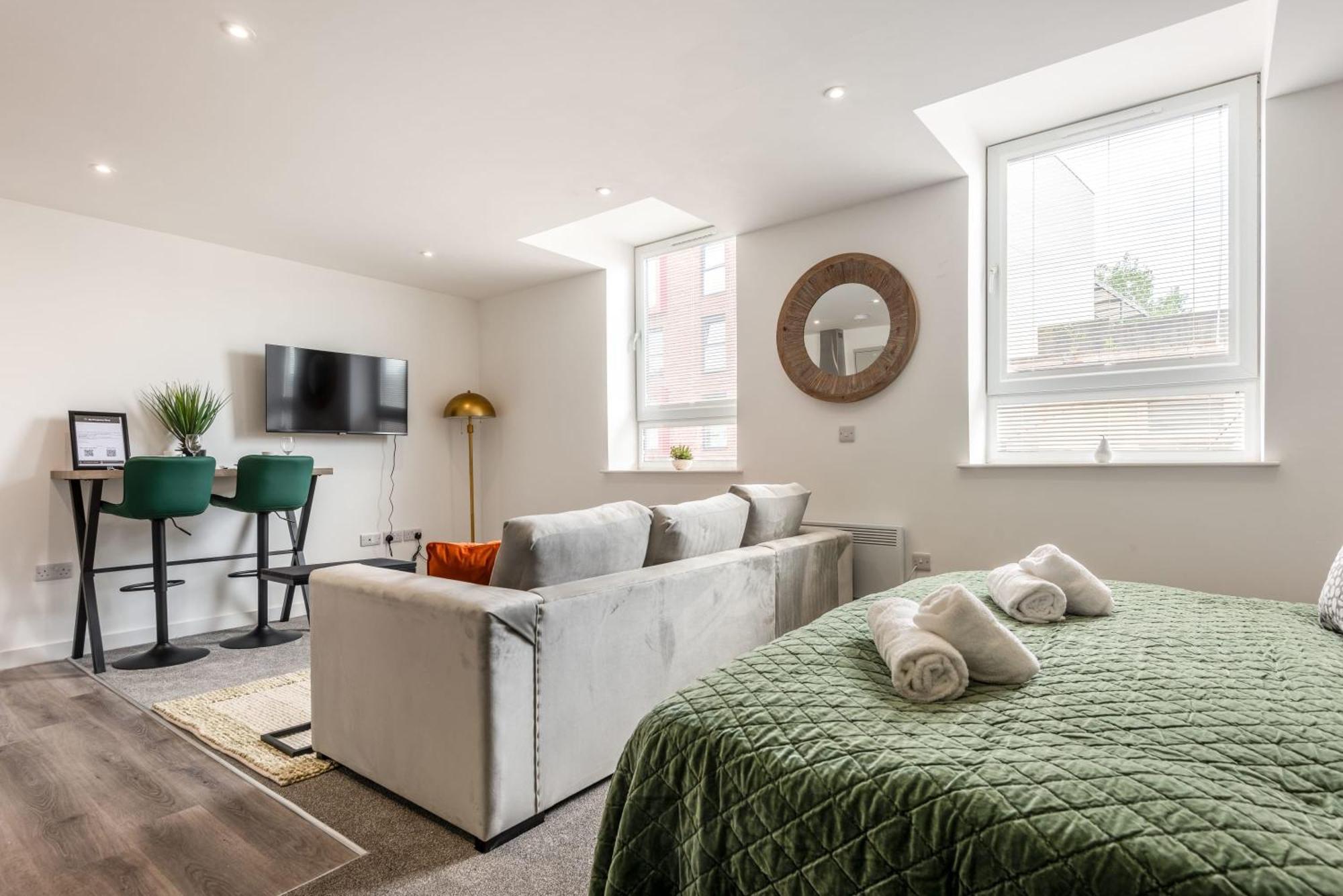 Contemporary 1 Bed Central Rotherham Studio Exterior foto
